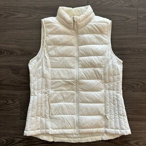 Heatkeep White Puffer Vest